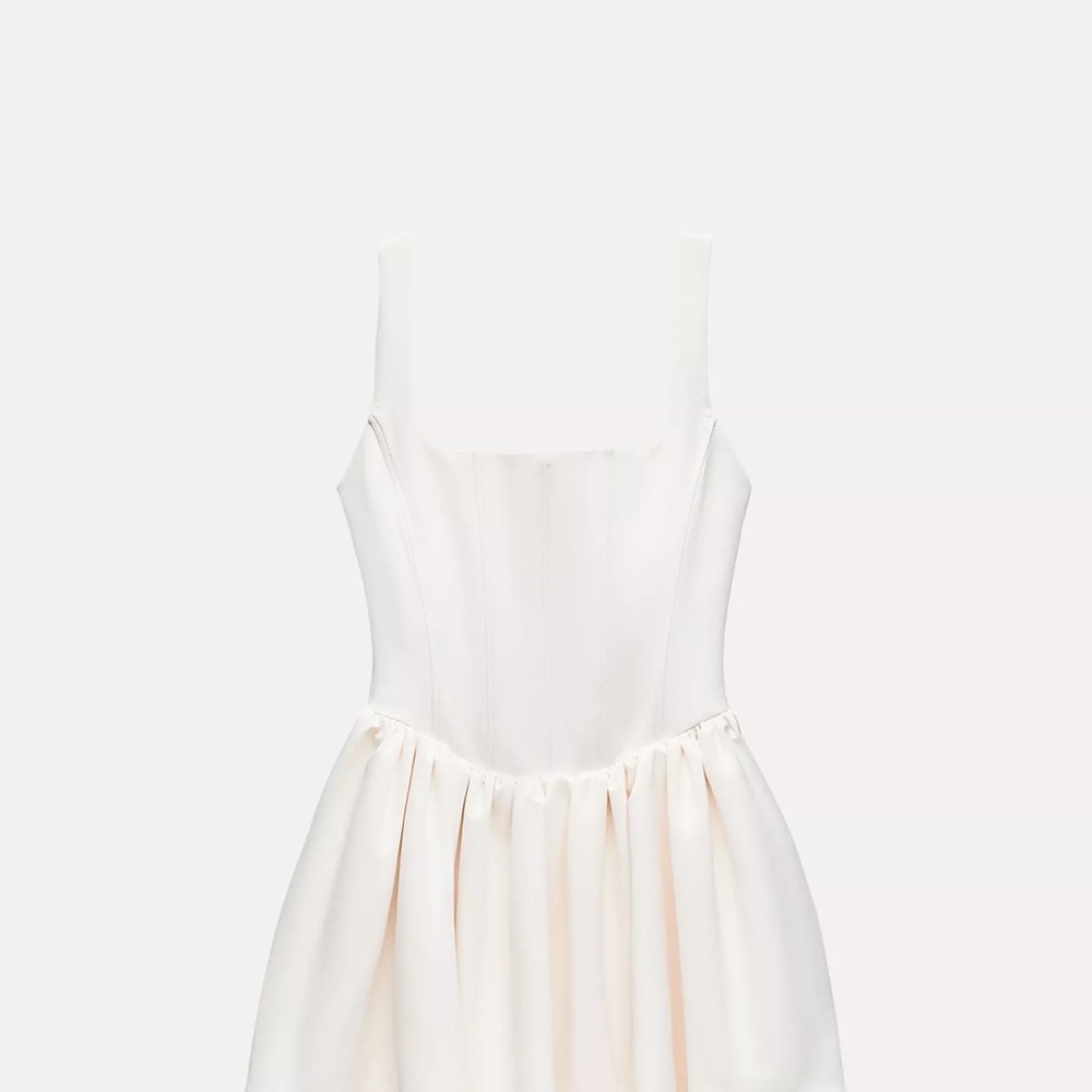 Zara White Mini Dress